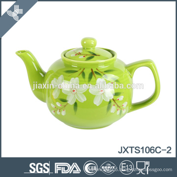 2015 Tea pot colored 6cup ceramic tea pot, Hand painted teapot, Chinese style teapot